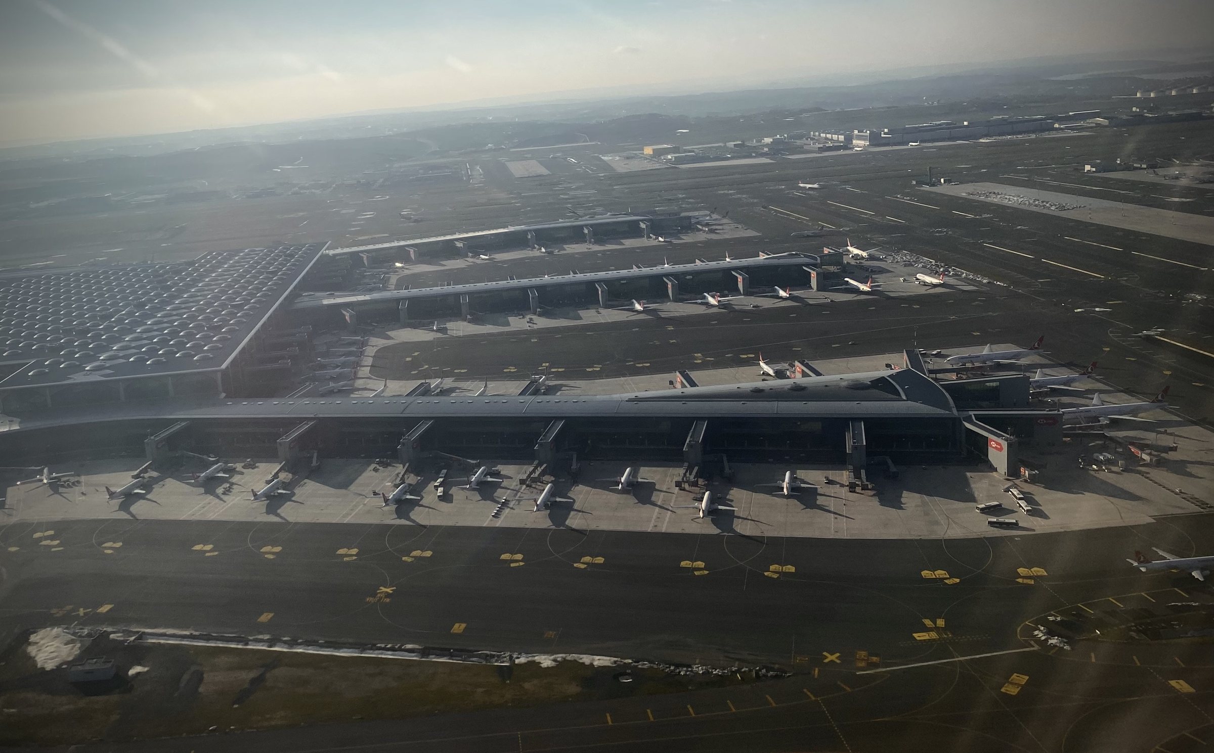 Aerial view of Istanbul Airport