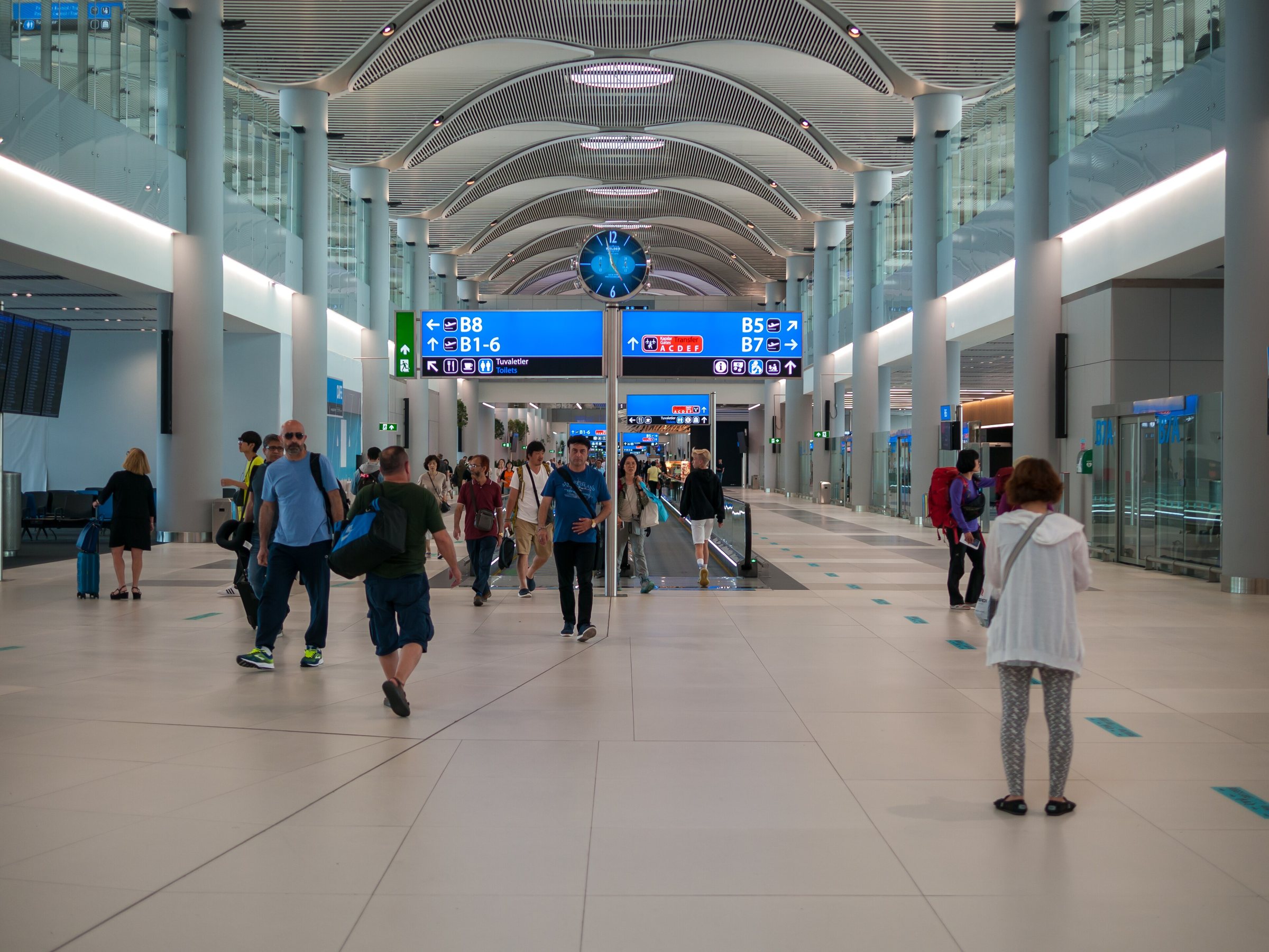 Istanbul Airport terminal entrance