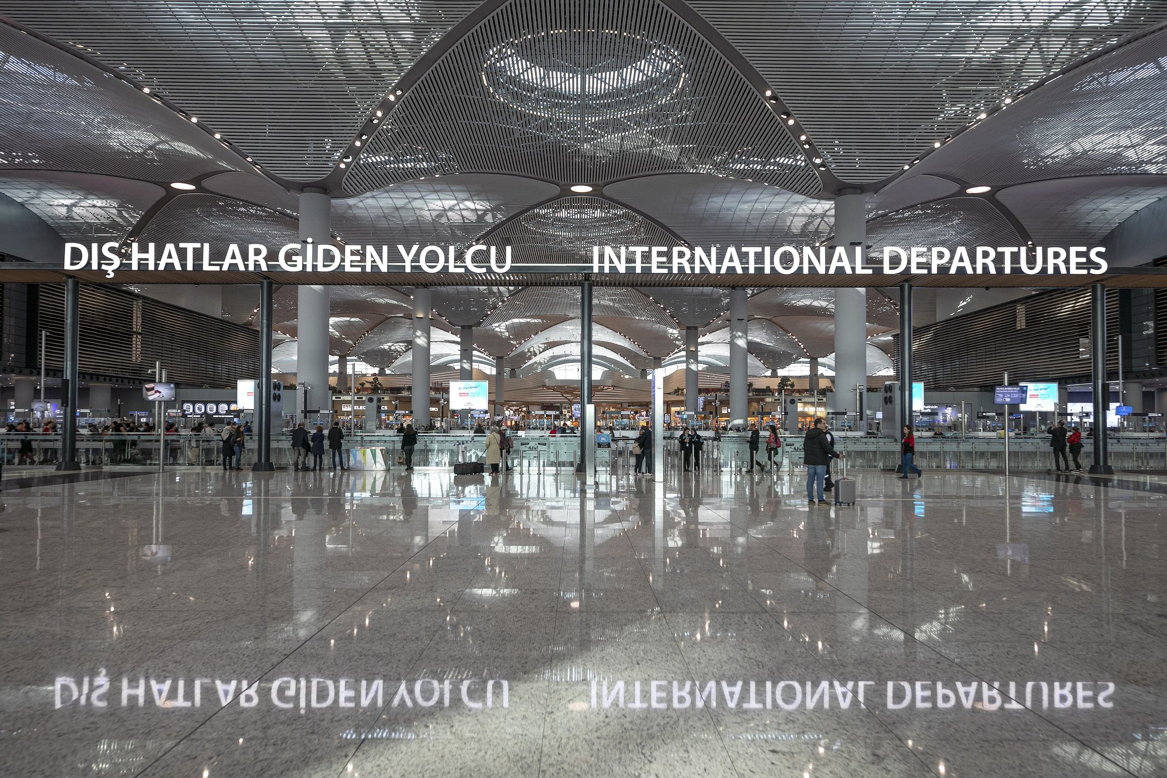 Istanbul Airport terminal interior