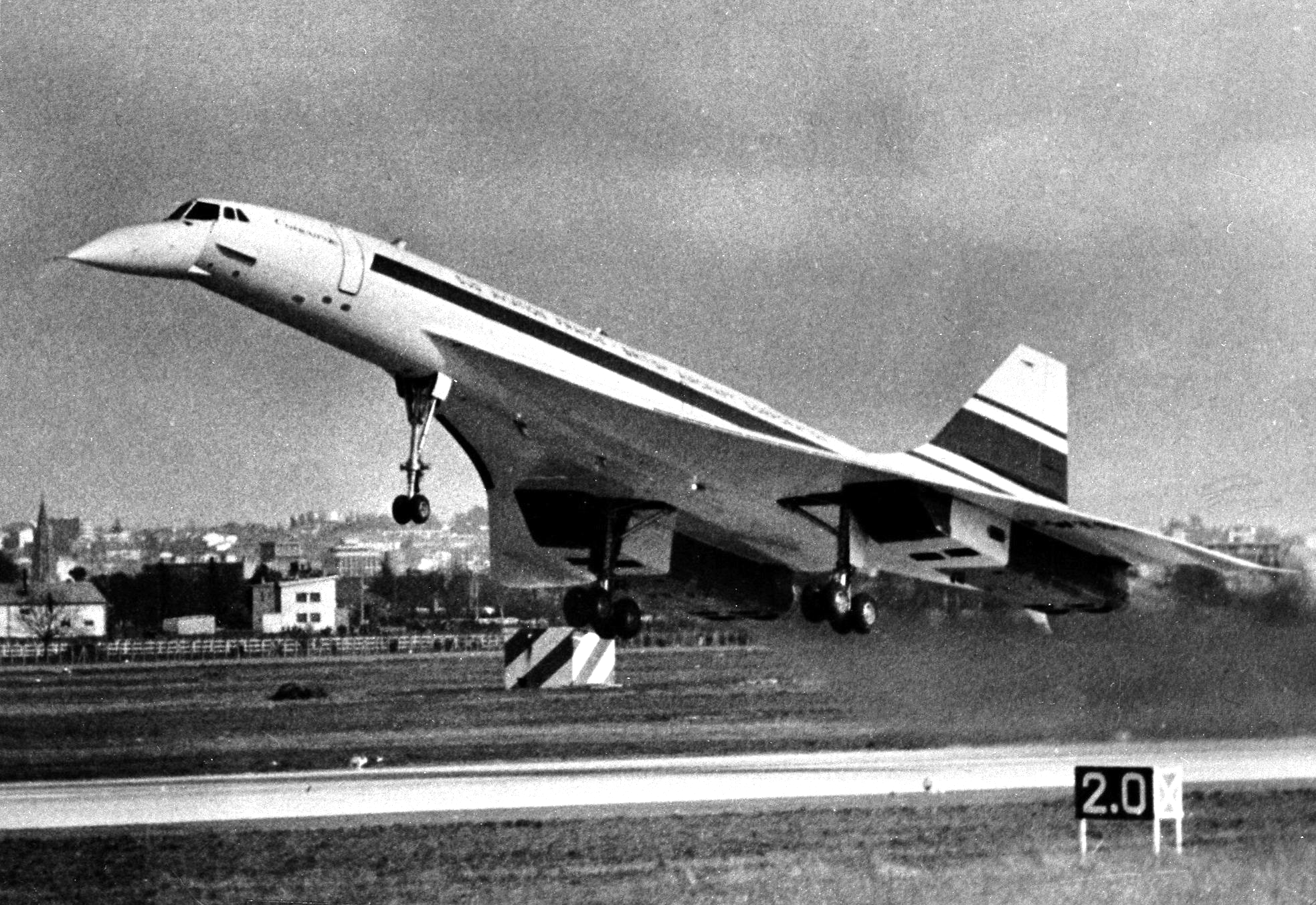 Concorde's maiden flight in 1969